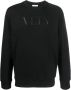 Valentino Garavani Sweater met VLTN-logoprint Zwart - Thumbnail 1