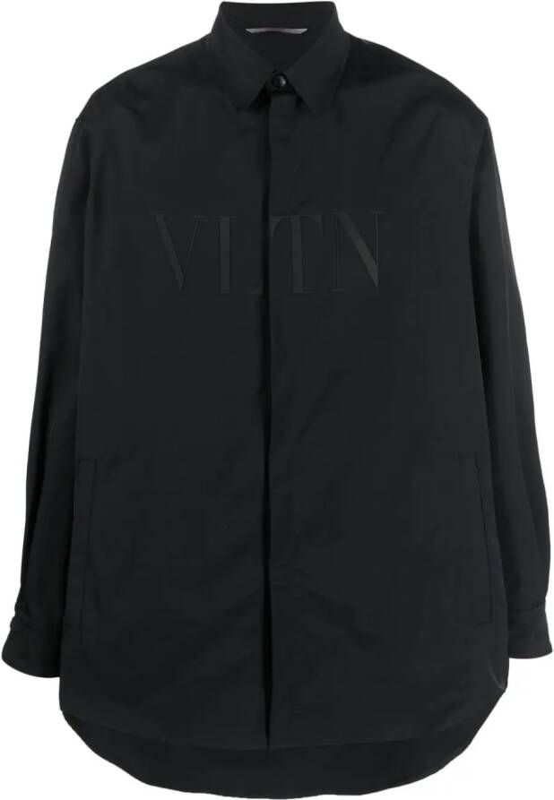 Valentino Garavani Overhemd met verborgen sluiting Zwart
