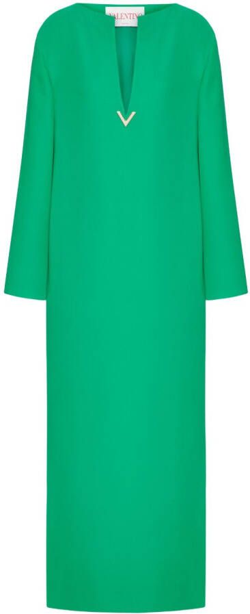 Valentino Garavani Zijden jurk Groen