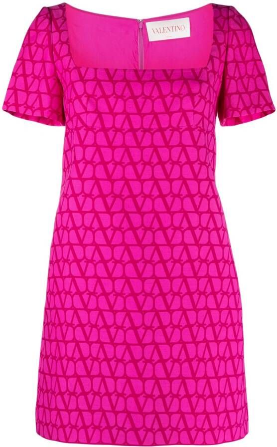 Valentino Garavani Zijden mini-jurk Roze