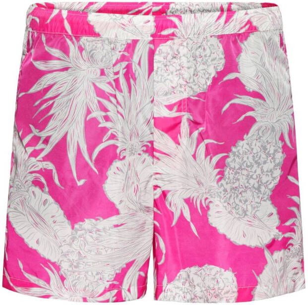 Valentino Garavani Zwembroek met ananasprint Roze