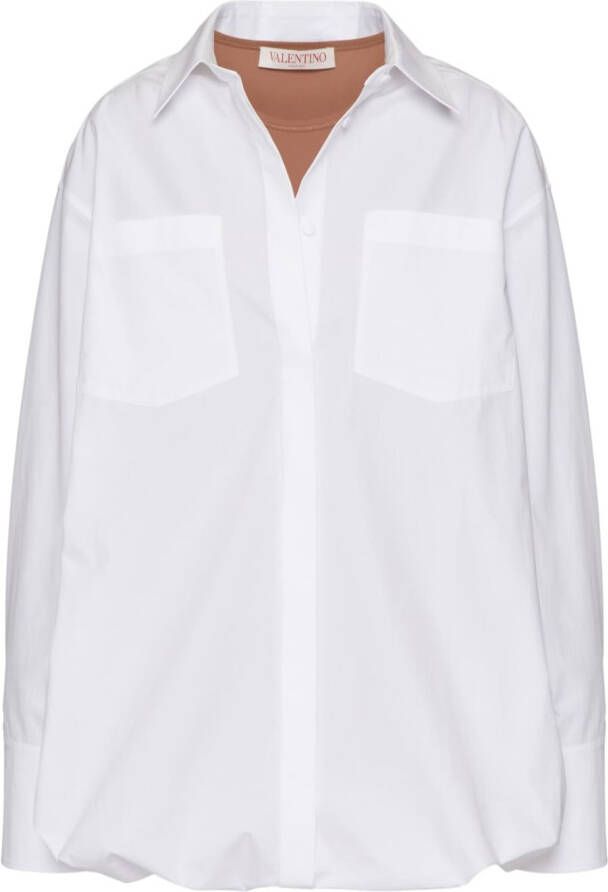 Valentino Garavani Gelaagde blouse Wit