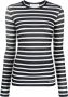 Valentino Garavani Gestreepte top Blauw - Thumbnail 1