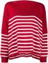 Valentino Garavani Gestreepte trui Rood - Thumbnail 1