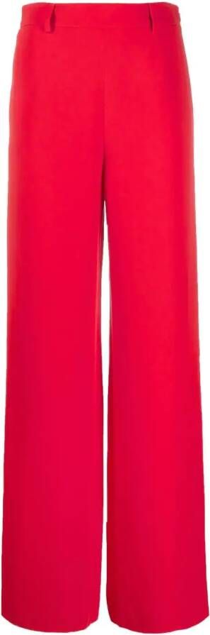 Valentino Garavani High waist broek Rood