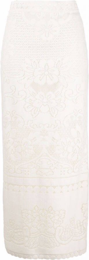 Valentino Garavani High waist rok Beige