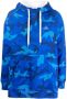 Valentino Garavani Hoodie met camouflageprint Blauw - Thumbnail 1