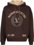 Valentino Garavani Hoodie met logoprint Bruin - Thumbnail 1
