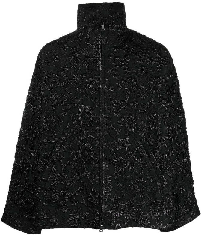 Valentino Garavani Jack met bloemenjacquard Zwart