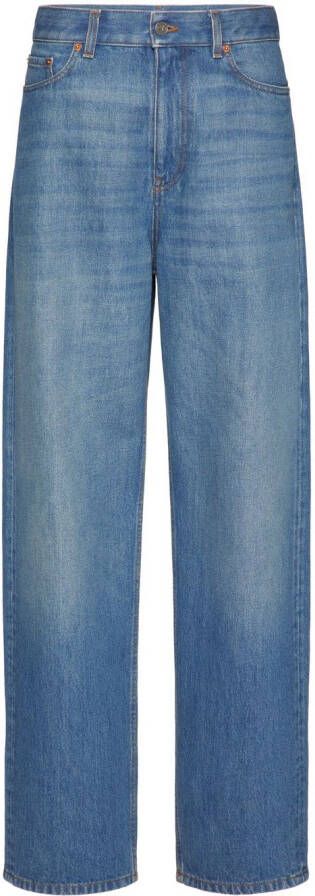 Valentino Garavani Jeans met wijde pijpen Blauw