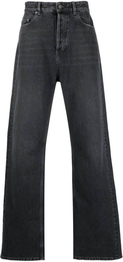 Valentino Garavani Jeans met wijde pijpen Zwart
