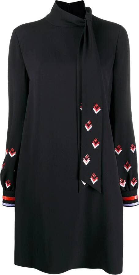 Valentino Garavani Jurk met pailletten Zwart