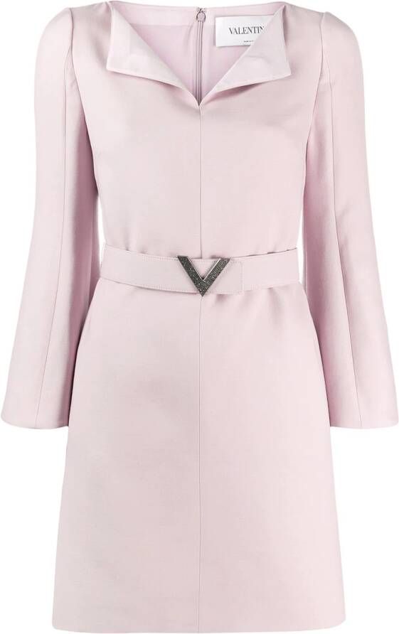 Valentino Garavani Jurk met riem Paars
