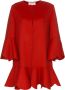 Valentino Garavani Kraagloze mantel Rood - Thumbnail 1