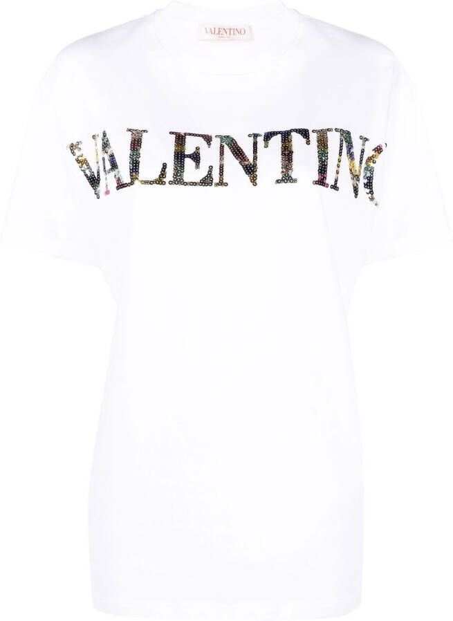 Valentino Garavani T-shirt met ronde hals Wit