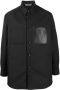 Valentino Garavani Jack met logopatch Zwart - Thumbnail 1