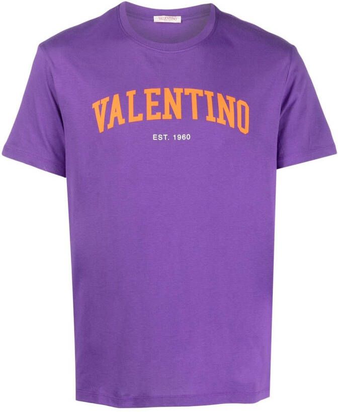 Valentino Garavani T-shirt met logoprint Paars