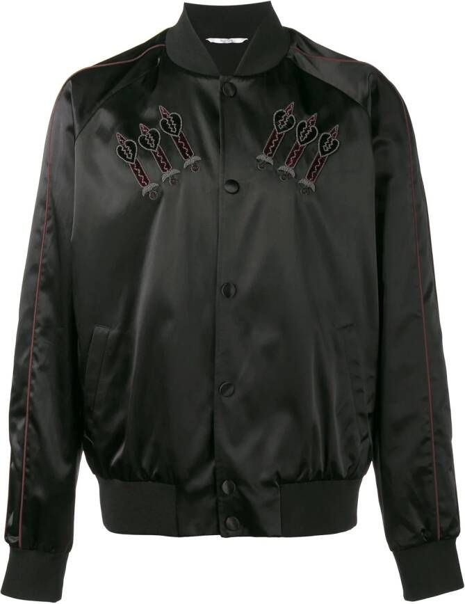 Valentino Garavani Love Blade bomberjack Zwart
