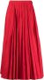Valentino Garavani Midi-plooirok Rood - Thumbnail 1