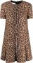 Valentino Garavani Mini-jurk met luipaardprint Bruin - Thumbnail 1