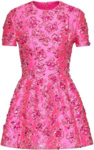 Valentino Mini-jurk met pailletten Roze