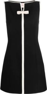 Valentino Mini-jurk met strikdetail Zwart