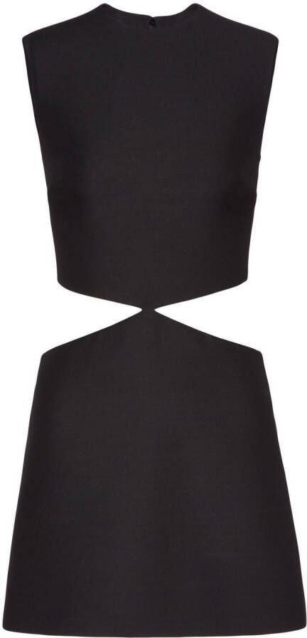 Valentino Garavani Mouwloze mini-jurk Zwart