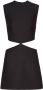 Valentino Garavani Mouwloze mini-jurk Zwart - Thumbnail 1