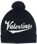 Valentino Garavani Muts met geborduurd logo Blauw - Thumbnail 1