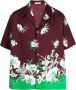 Valentino Garavani Overhemd met bloemenprint Rood - Thumbnail 1