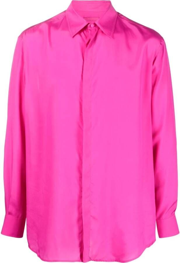 Valentino Garavani Overhemd met knopen Roze