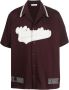 Valentino Garavani Overhemd met logopatch Rood - Thumbnail 1