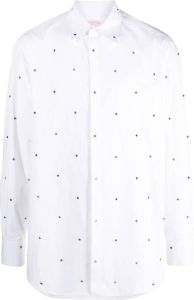 Valentino Overhemd met Rockstud detail Wit