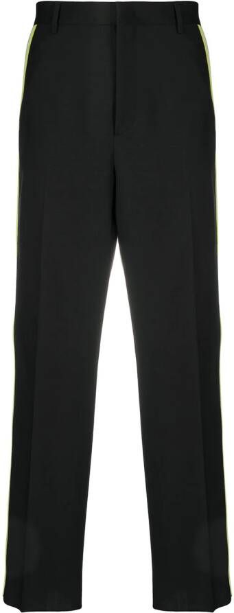 Valentino Garavani Pantalon met zijstreep Zwart