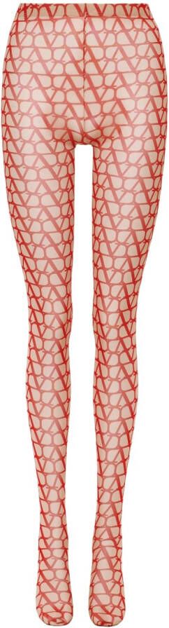 Valentino Garavani Panty met tule Beige