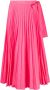 Valentino Garavani Plooirok met gestrikte taille Roze - Thumbnail 1