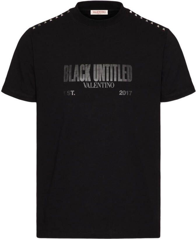 Valentino Garavani Rockstud T-shirt met korte mouwen Zwart