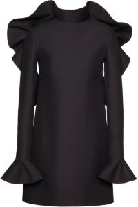 Valentino Mini-jurk met ruche Zwart