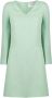 Valentino Garavani Shiftjurk met V-hals Groen - Thumbnail 1