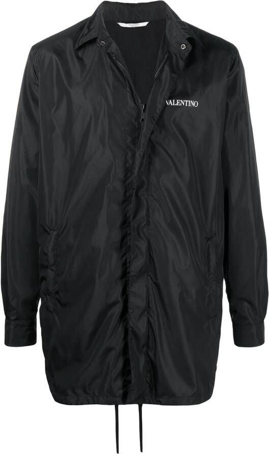 Valentino Garavani Shirtjack met logoprint Zwart