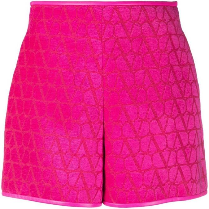 Valentino Garavani Shorts met print Roze