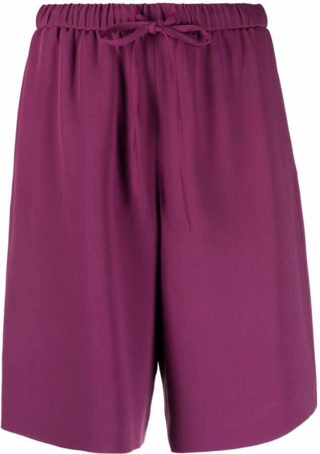 Valentino Garavani Shorts met trekkoord Paars