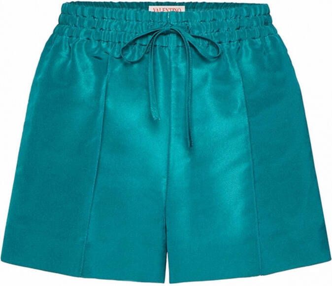 Valentino Garavani Shorts met trekkoordtaille Groen