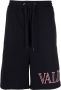 Valentino Garavani Shorts met verlaagd kruis Blauw - Thumbnail 1