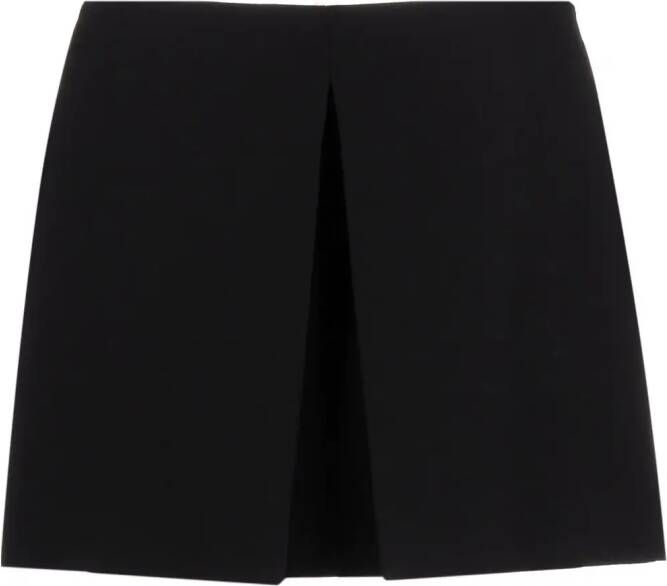 Valentino Garavani Skort met geplooid detail Zwart