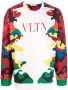 Valentino Garavani Sweater met camouflageprint Wit - Thumbnail 1
