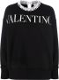 Valentino Garavani Sweater met logoprint Zwart - Thumbnail 1