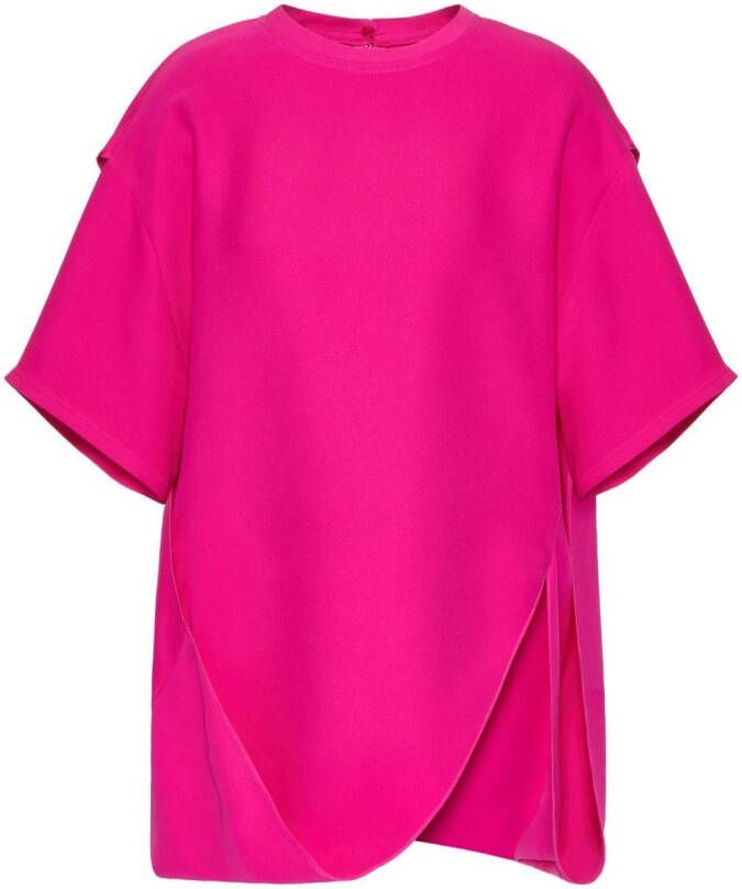 Valentino Garavani Asymmetrisch T-shirt Roze