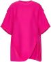 Valentino Garavani Asymmetrisch T-shirt Roze - Thumbnail 1