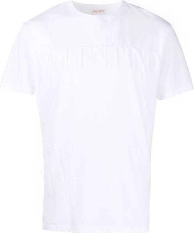 Valentino Garavani T-shirt met logo-reliëf Wit